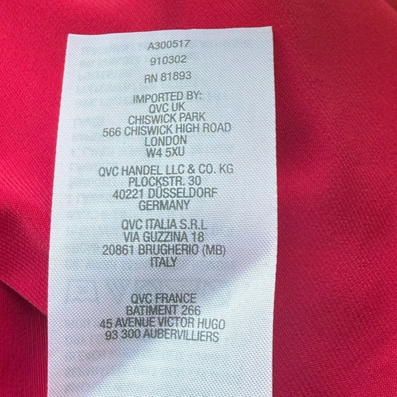 Susan Graver Liquid knit top Fuscia Pink 3X 3/4 Sleeve women’s - Picture 6 of 6